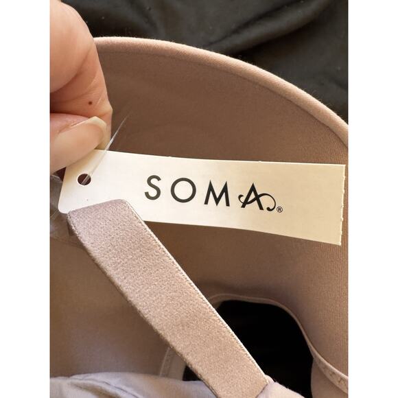 NWT Soma Enbliss Wireless Bra Adobe Rose Molded Cups Tshirt Size 36C - Picture 5 of 5